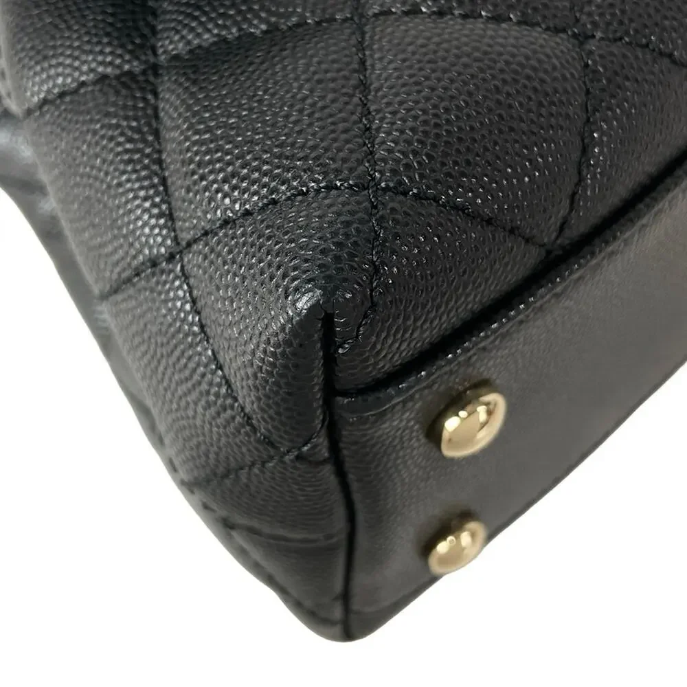Chanel Small Top Handle Flap Bag/Matelasse/Coco Handle XS Handbag A92990